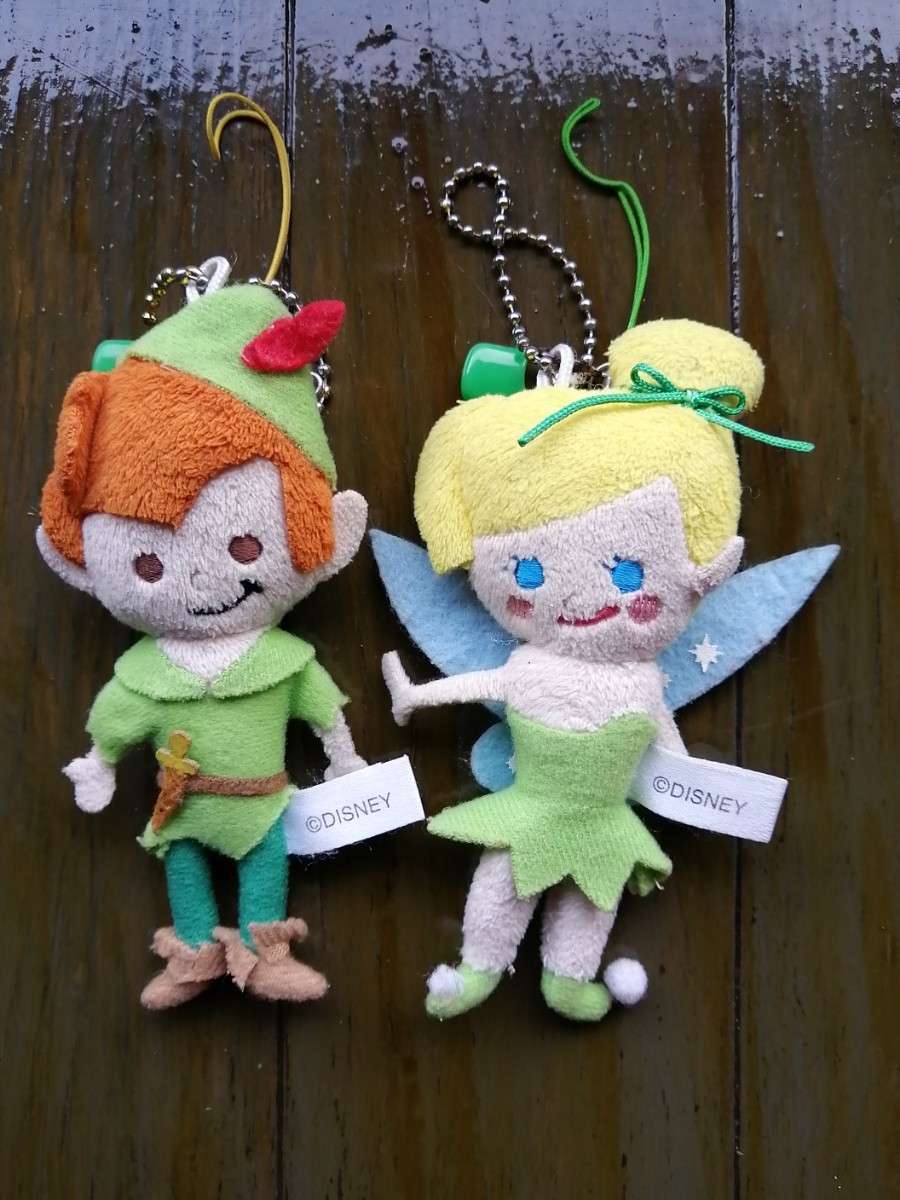 Disney ピーターパン ティンカーベル ぬいぐるみバッジ ぬいば Disney ピーターパン ティンカーベル ぬいぐるみバッジ ぬいば