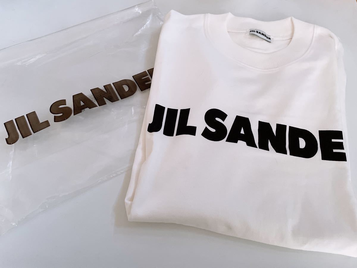 新品タグ付き☆JIL SANDER ロゴオーバーサイズTシャツモックネック