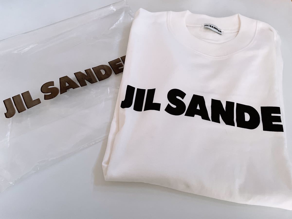 新品タグ付き JIL SANDER ロゴオーバーサイズTシャツモック 新品タグ付き JIL SANDER ロゴオーバーサイズTシャツモック