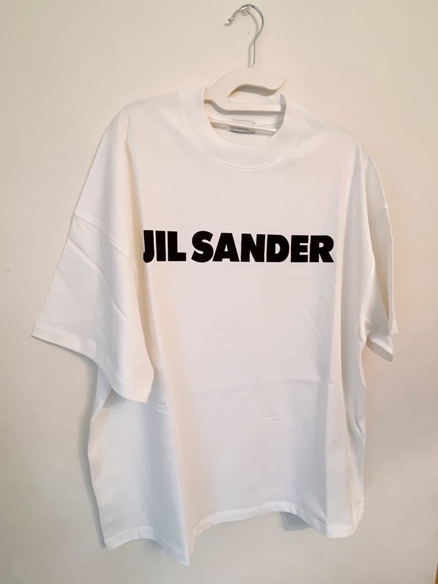新品タグ付き JIL SANDER ロゴオーバーサイズTシャツモックネック