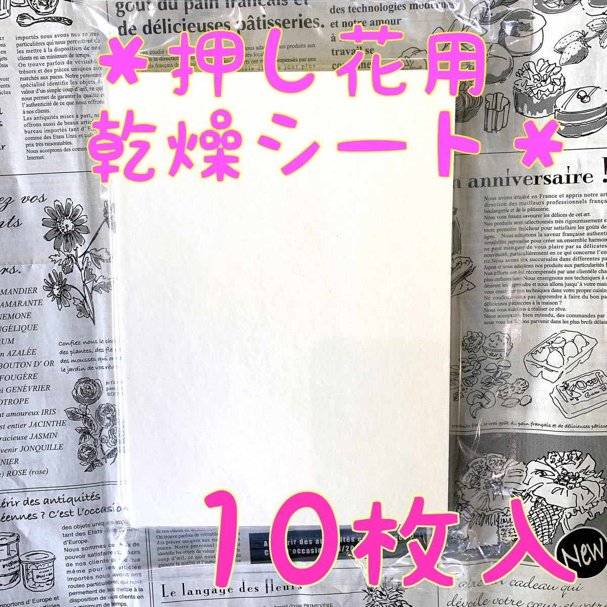 Paypayフリマ 押し花用 乾燥シート 10枚組 Paypayフリマ 押し花用 乾燥シート 10枚組