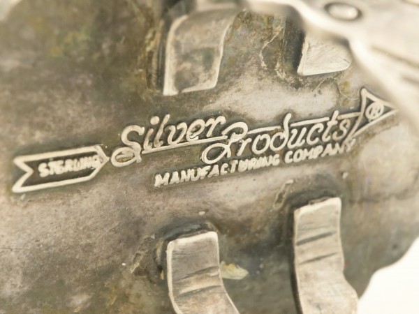 40s Vintage SILVER PRODUCTS Navajo серебряный производства овальный бирюзовый кольцо индеец ювелирные изделия Fred - - Be кольцо 