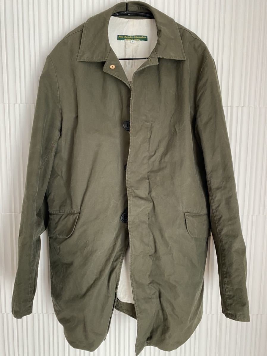 Paul Harnden ポールハーデン マックコート カーキ S Mens Mac Coat