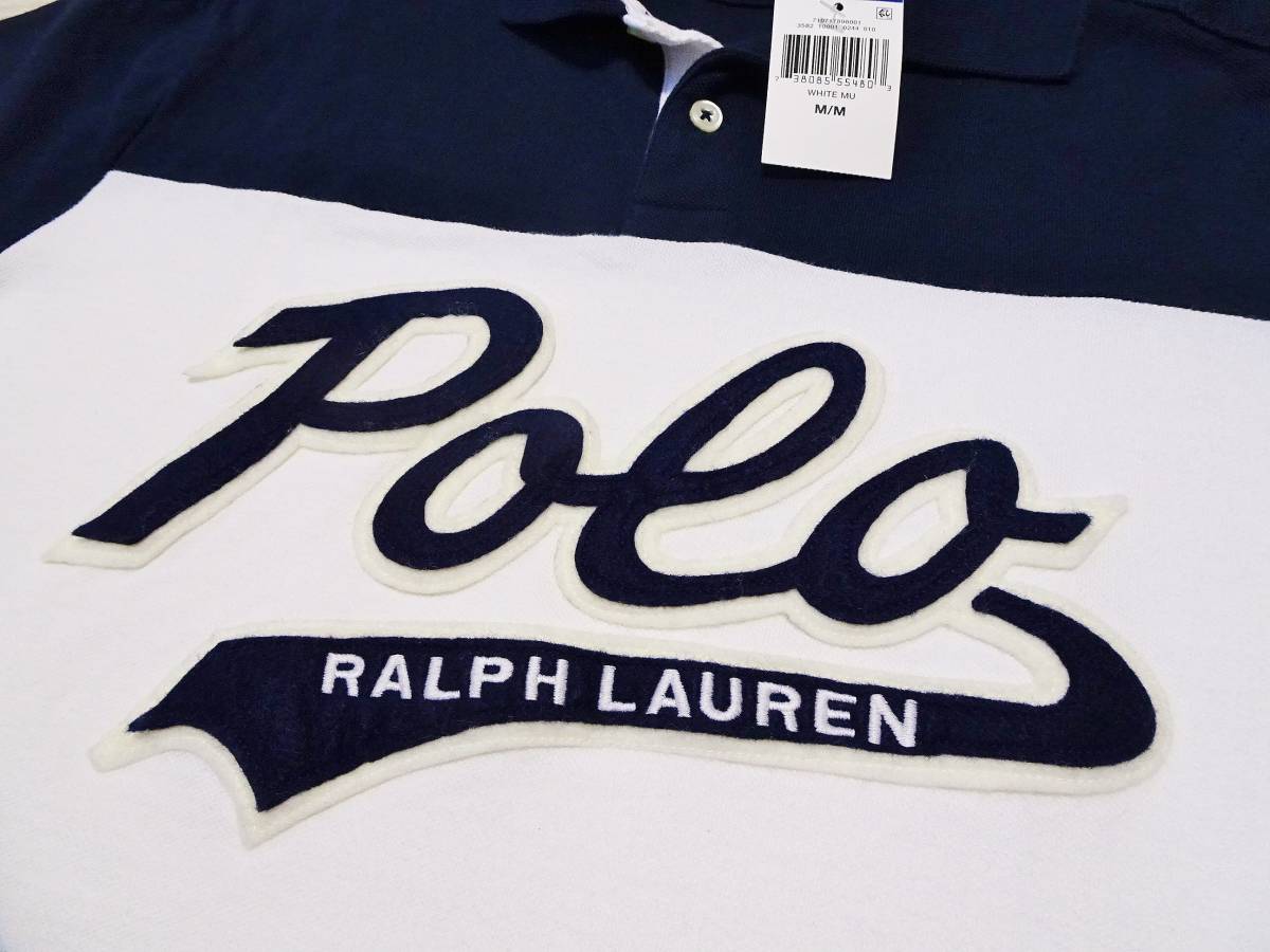 【未使用】★POLO RALPH LAUREN/ポロラルフローレン/半袖/鹿の子/デザイン/ポロシャツ★【P-702】_画像4