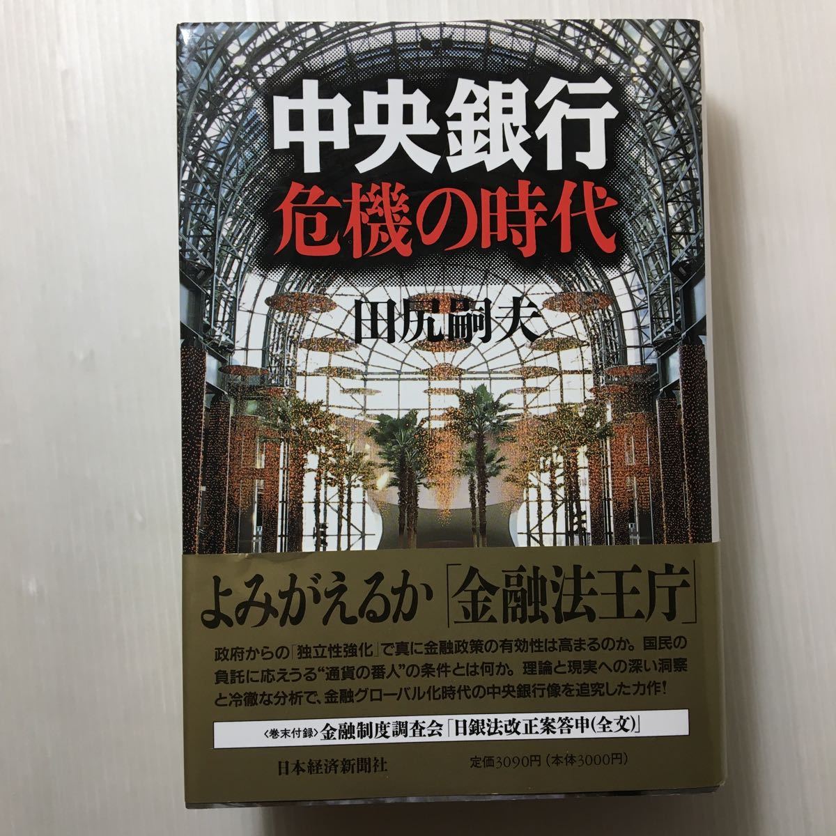 zaa-138♪中央銀行 危機の時代 (日本経済新聞出版) 単行本 1997/3/1 田尻 嗣夫 (著)_画像1