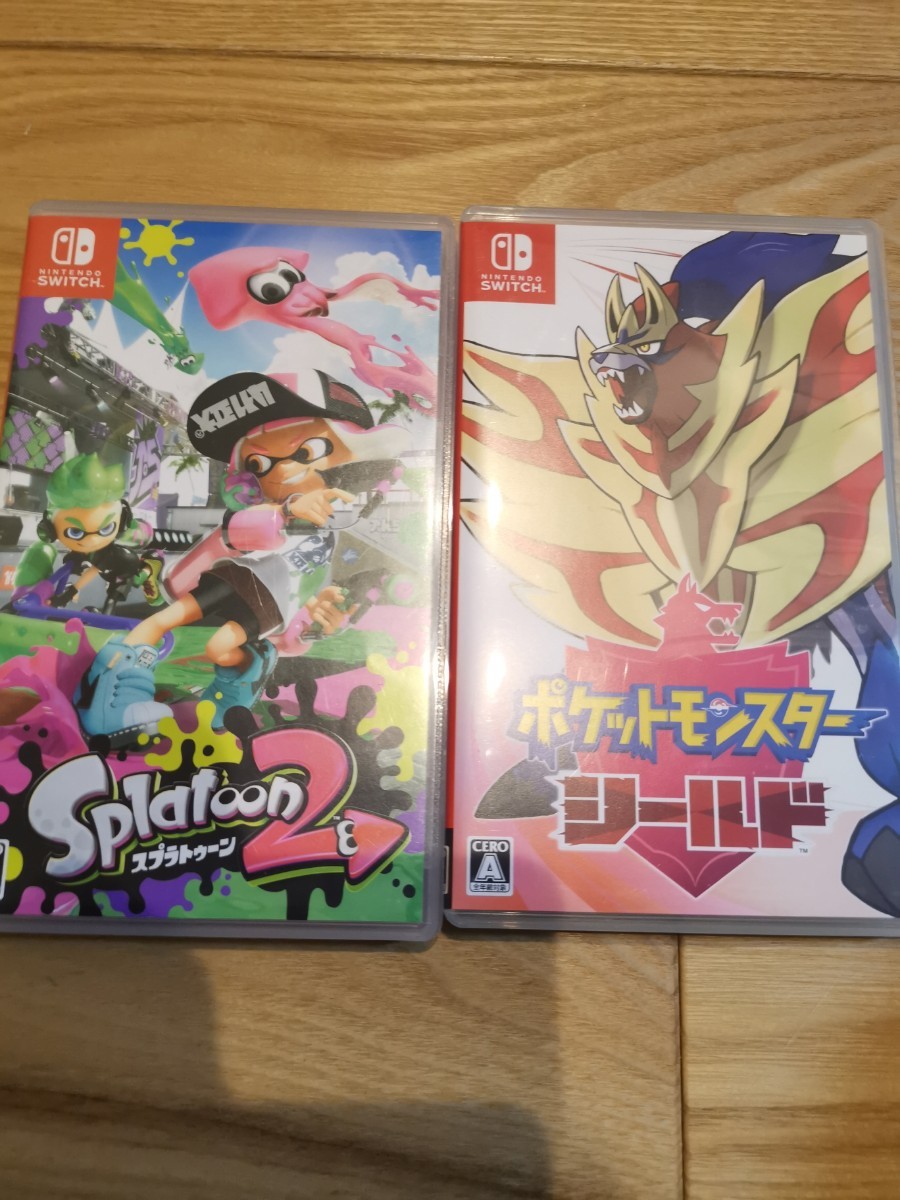 Switch スプラトゥーン2　と　ポケットモンスター　シールド