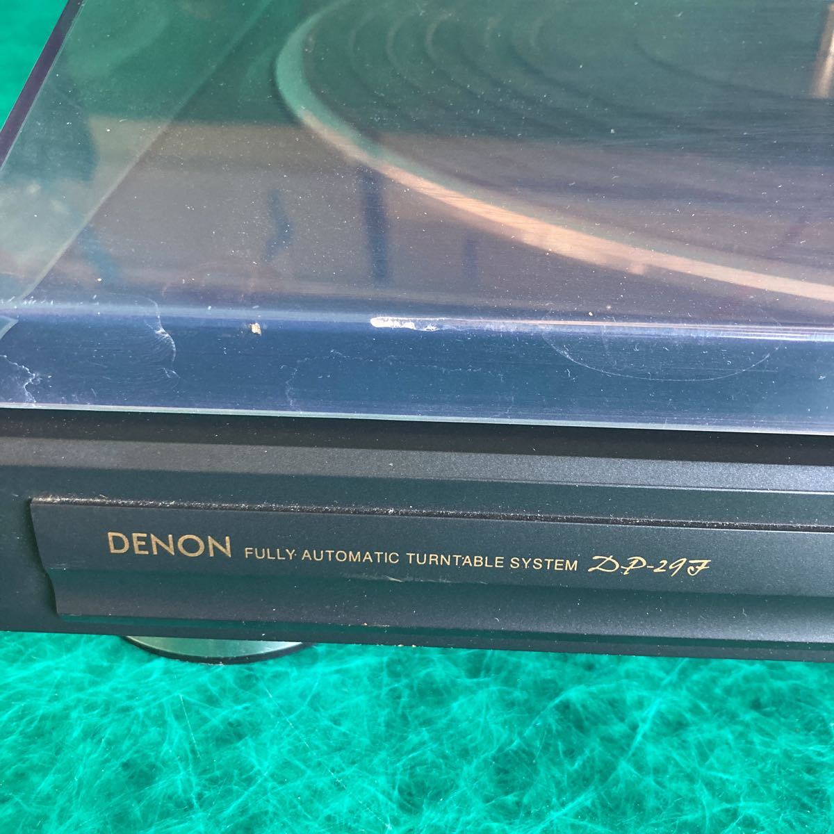 DENON デノン DP-29F ターンテーブル　レコードプレーヤー　フルオートレコードプレイヤー_画像5