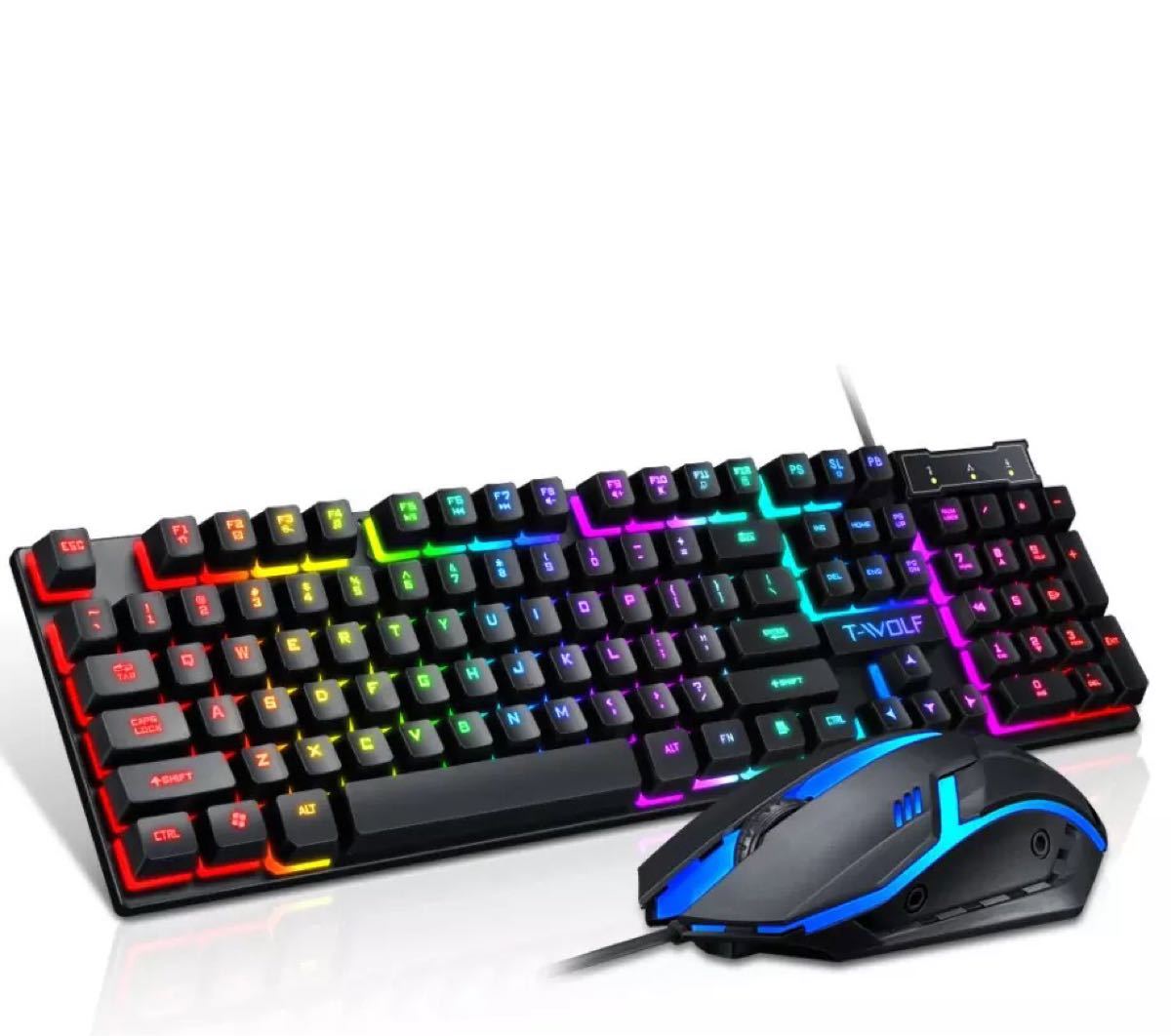 初心者向け LEDゲーミングキーボード+マウスセット|Yahoo 初心者向け LEDゲーミングキーボード+マウスセット|Yahoo