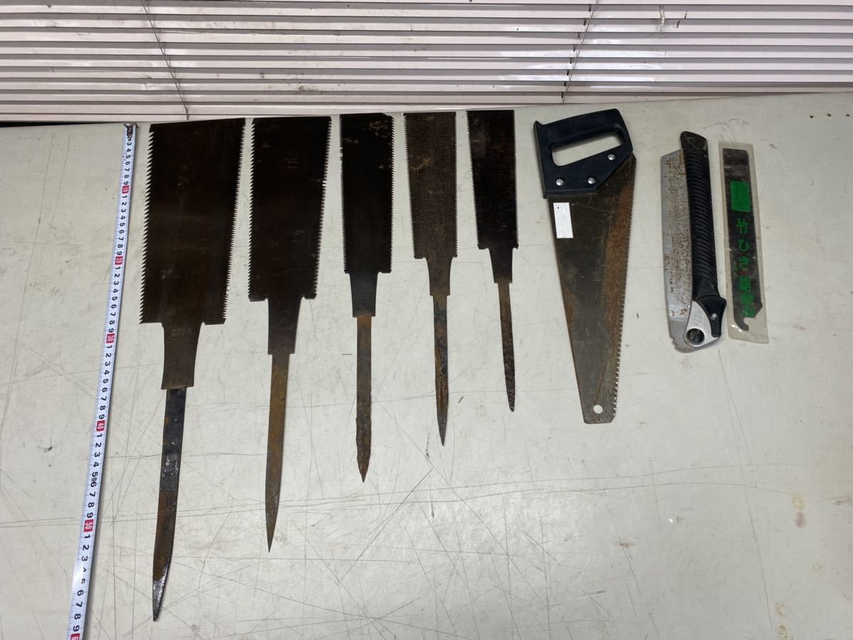 ヤフオク 大工道具 のこぎり 鋸 のこぎり各種 まとめて8点 ヤフオク 大工道具 のこぎり 鋸 のこぎり各種 まとめて8点