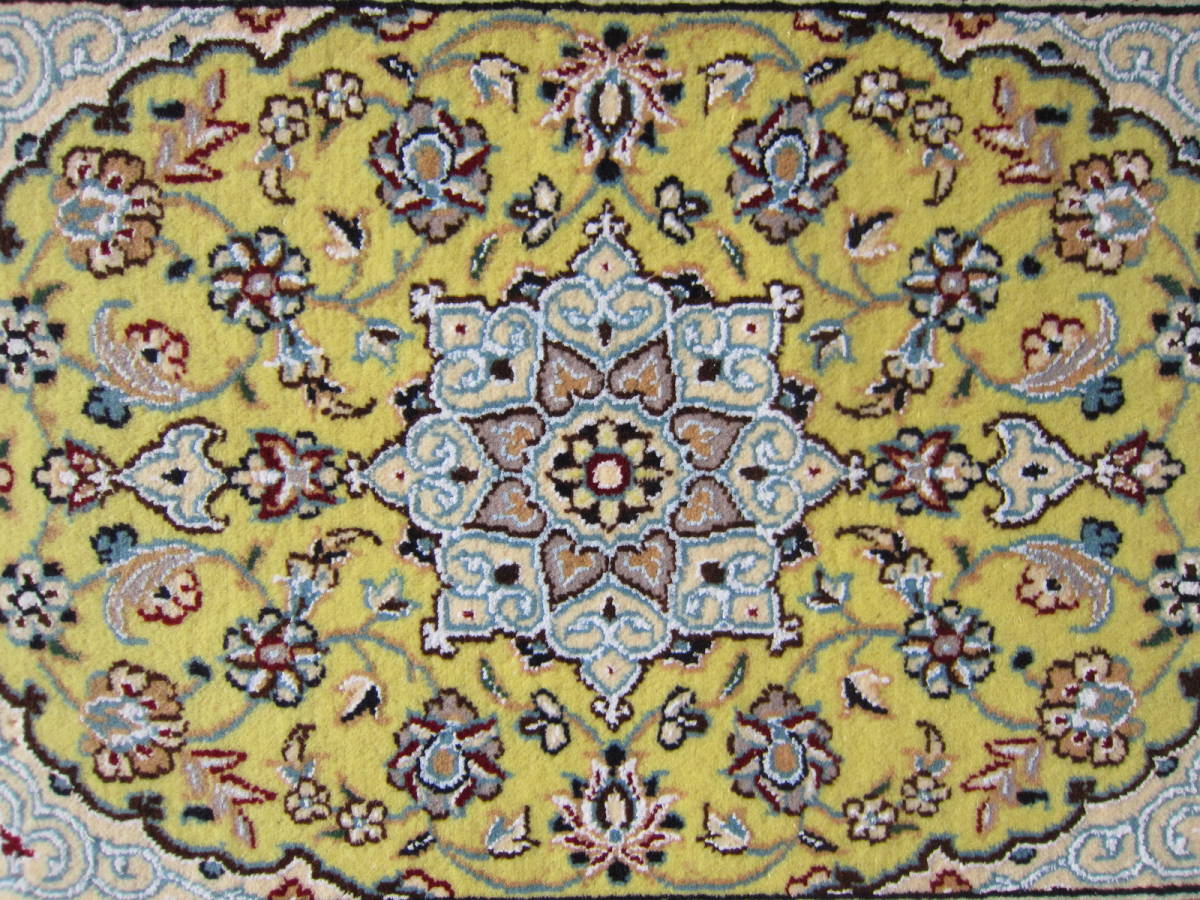 56X40】イラン直輸入☆ナイン産ペルシャ絨毯・カーペット・ラグ 56X40】イラン直輸入☆ナイン産ペルシャ絨毯・カーペット・ラグ