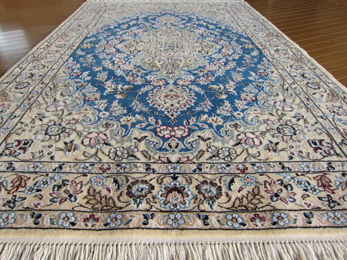 151X101】イラン直輸入☆ナイン産ペルシャ絨毯・カーペット 151X101】イラン直輸入☆ナイン産ペルシャ絨毯・カーペット