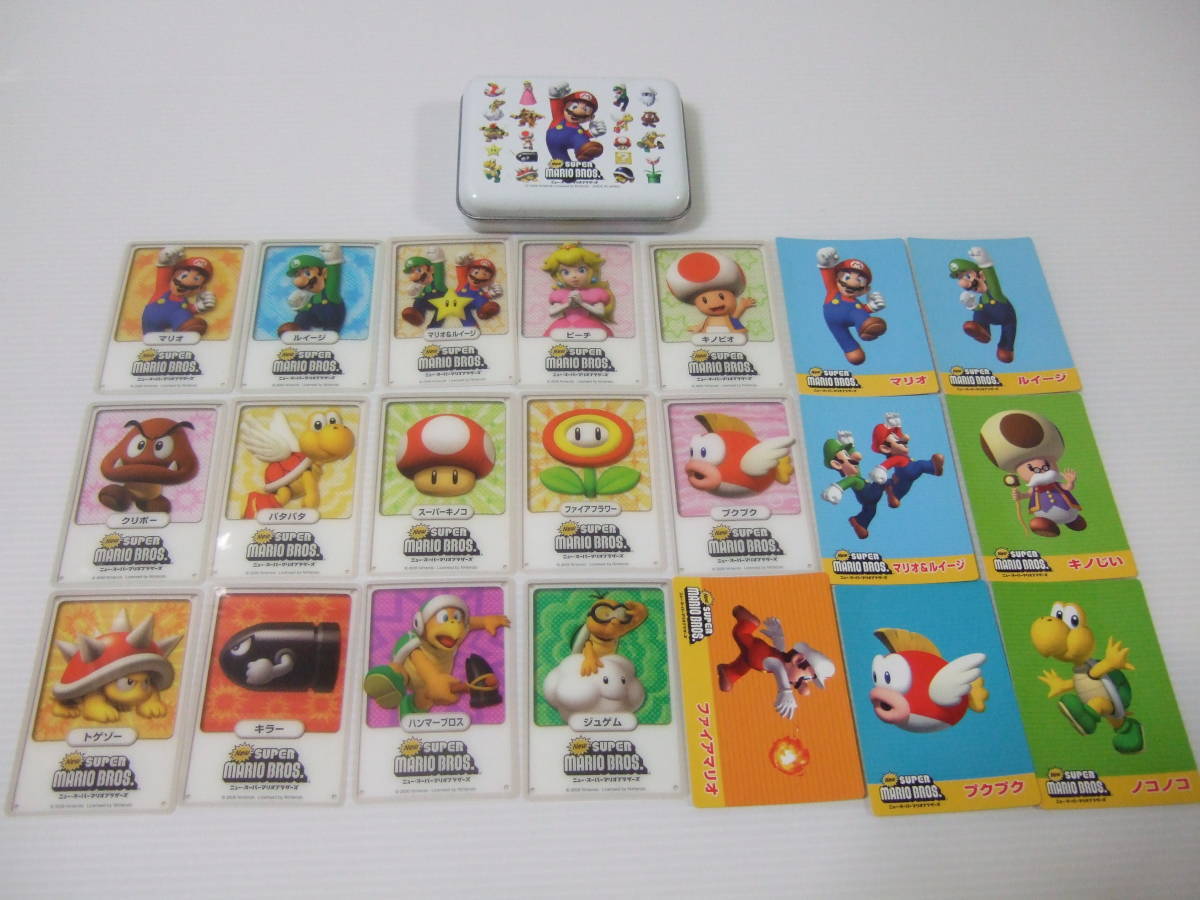  new Super Mario Brothers card New SUPER MARIO BROS. top confectionery etc. can 