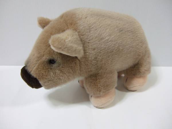  soft toy three britain sanei animal inosisi* wild boar *....