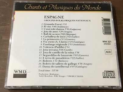 CD/CHANT ET MUSIQUES DU MONDE/ESPAGNE/中古_画像2