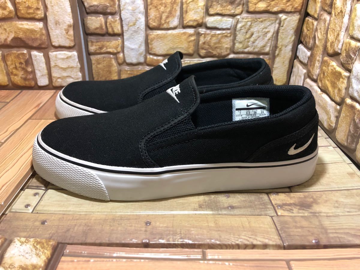 Paypayフリマ Nike ナイキ スリッポン 24cm 黒 スニーカー Paypayフリマ Nike ナイキ スリッポン 24cm 黒 スニーカー