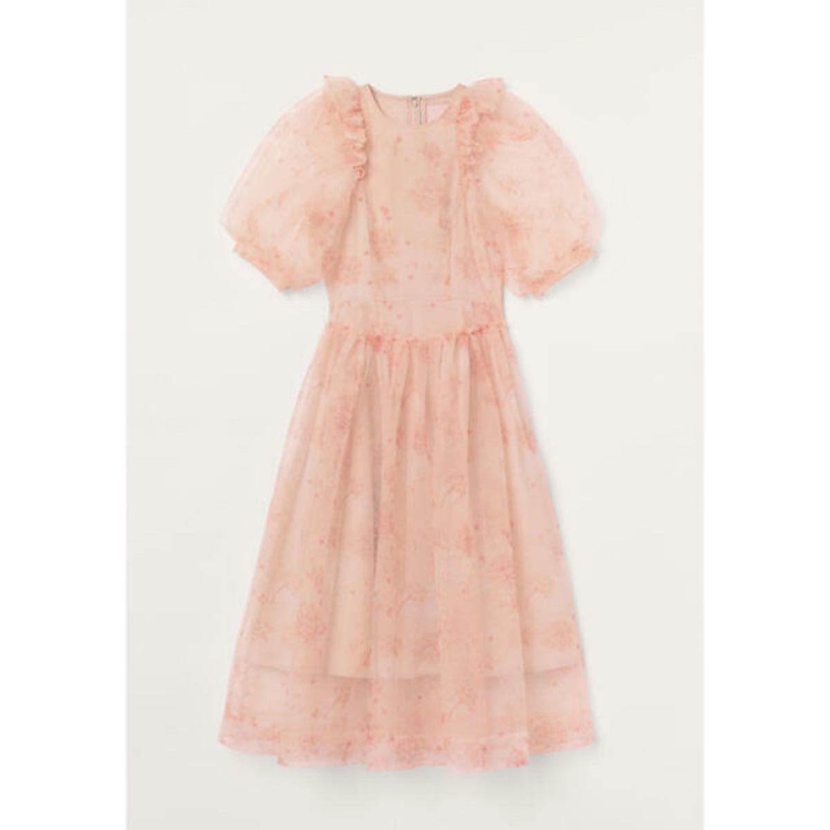 シモーネロシャ パフスリーブチュールドレス Simone Rocha H&M シモーネロシャ パフスリーブチュールドレス Simone Rocha H&M