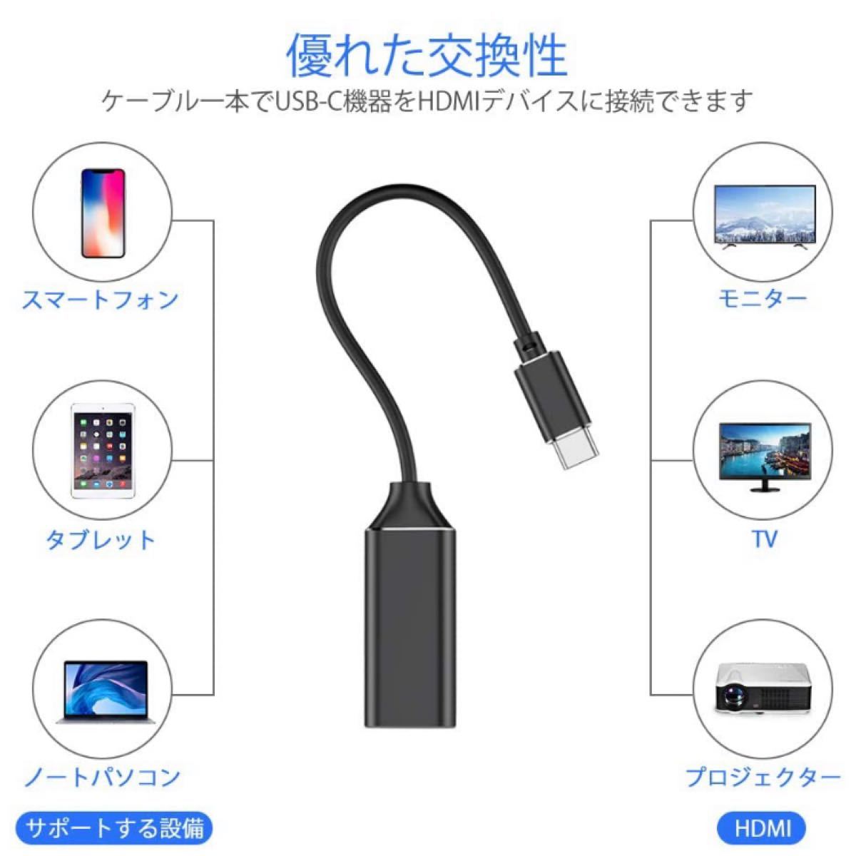 変換アダプター HDMI  TYPC