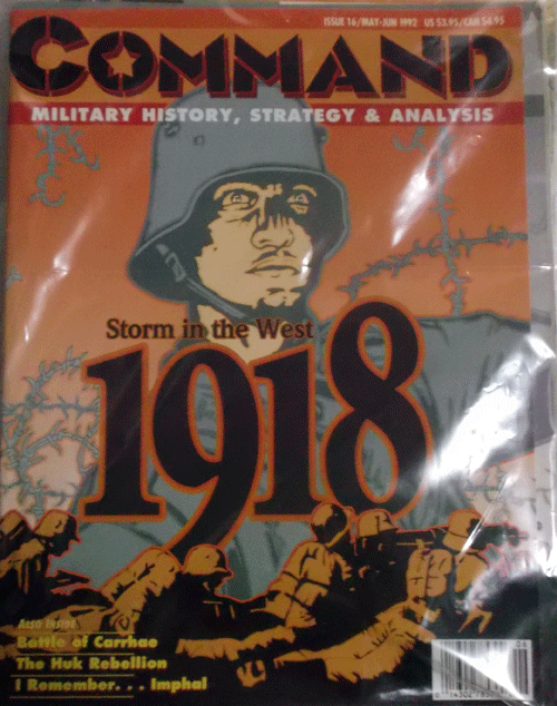 XTR/COMMAND MAGAZNE NO.16/1918,STORM IN THE WEST/駒未切断/日本語訳無し