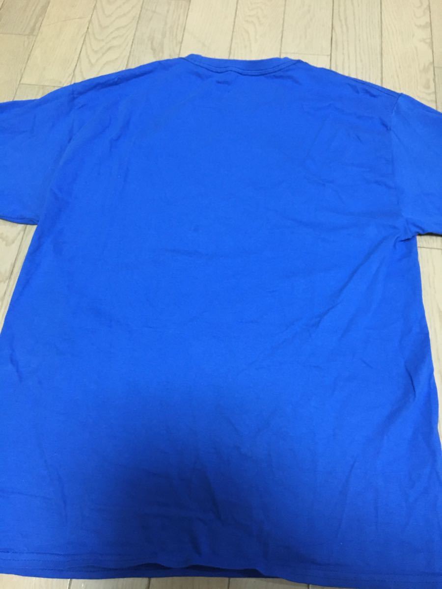 チャンピオン Tシャツ CHAMPION メンズ 半袖 US-M 日本L 青