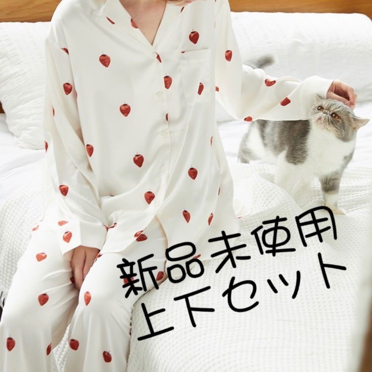 Paypayフリマ Gelato Pique ジェラート ピケ イチゴサテンシャツ上下セット新品 Paypayフリマ Gelato Pique ジェラート ピケ イチゴサテンシャツ上下セット新品