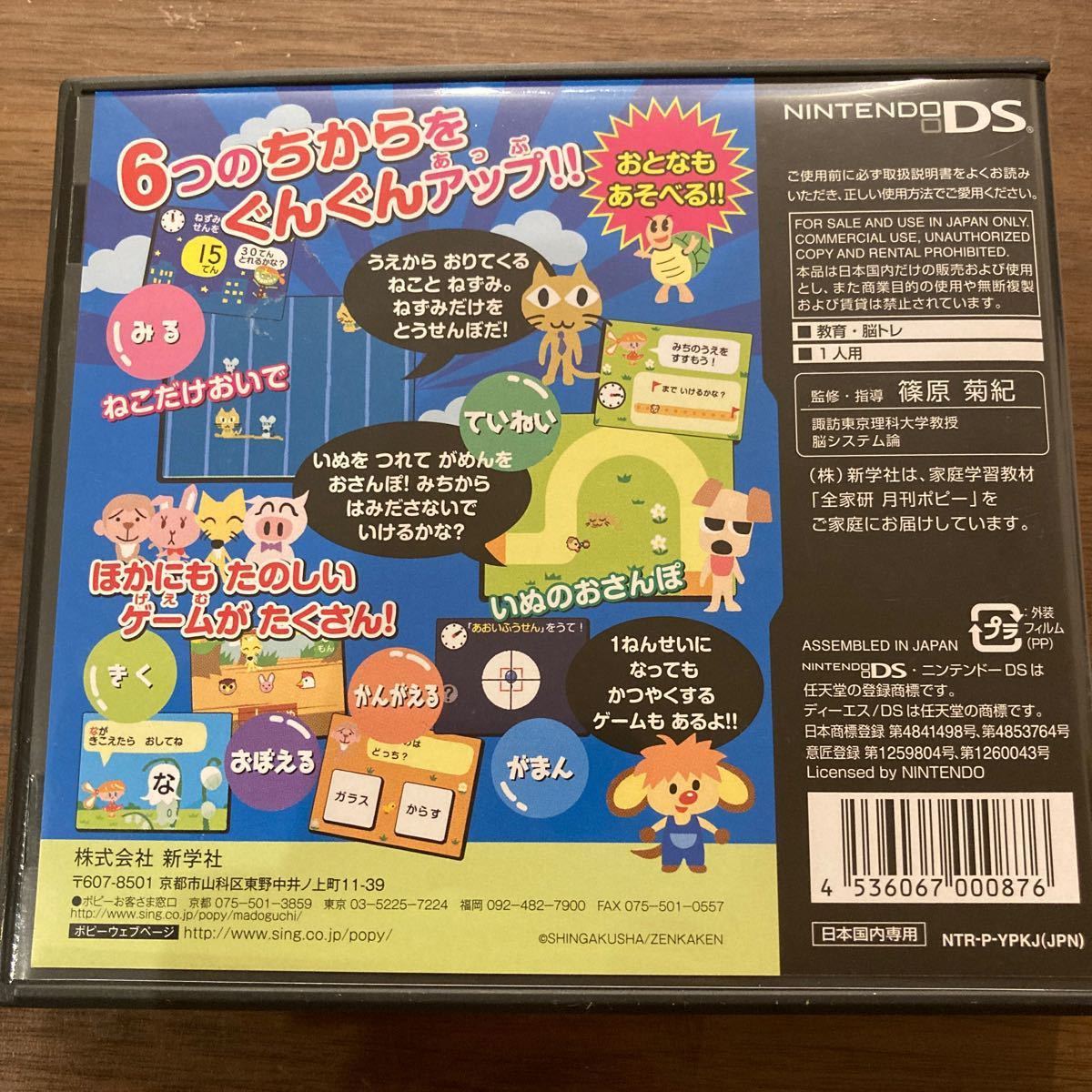 【DS】ソフト わくわくDS 1ねんせい　1年生　ひらがな　カタカナ　漢字　小学校入学準備　年長　年中　幼児　勉強　学習ゲーム教育