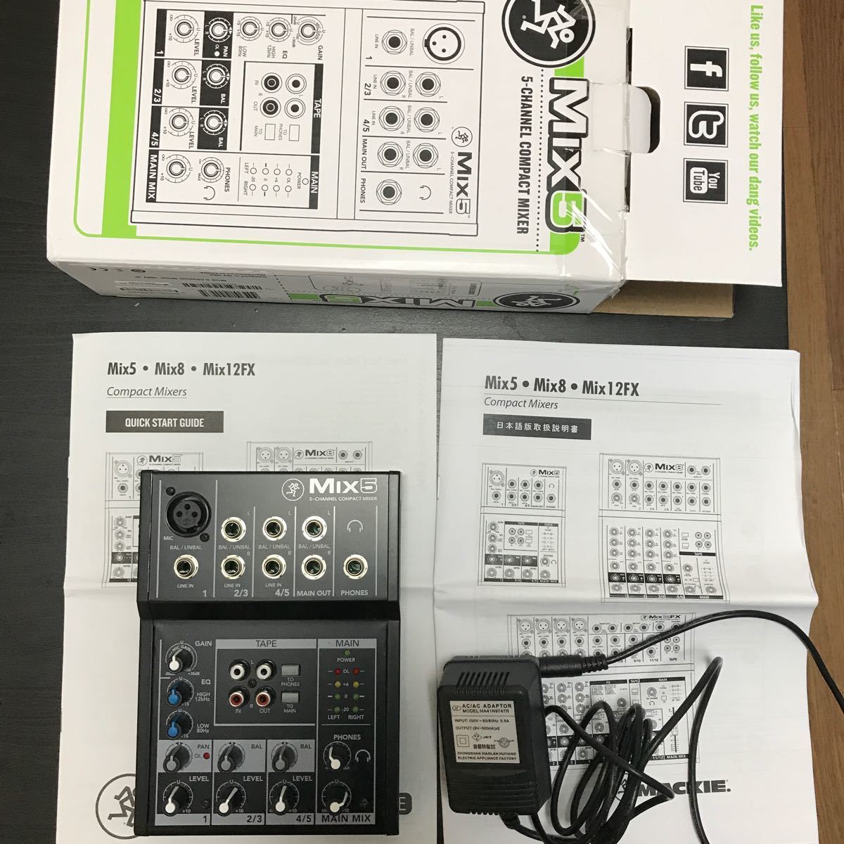 Mackie Mix5 5ch コンパクトアナログミキサー 国内正規品|Yahoo Mackie Mix5 5ch コンパクトアナログミキサー 国内正規品|Yahoo