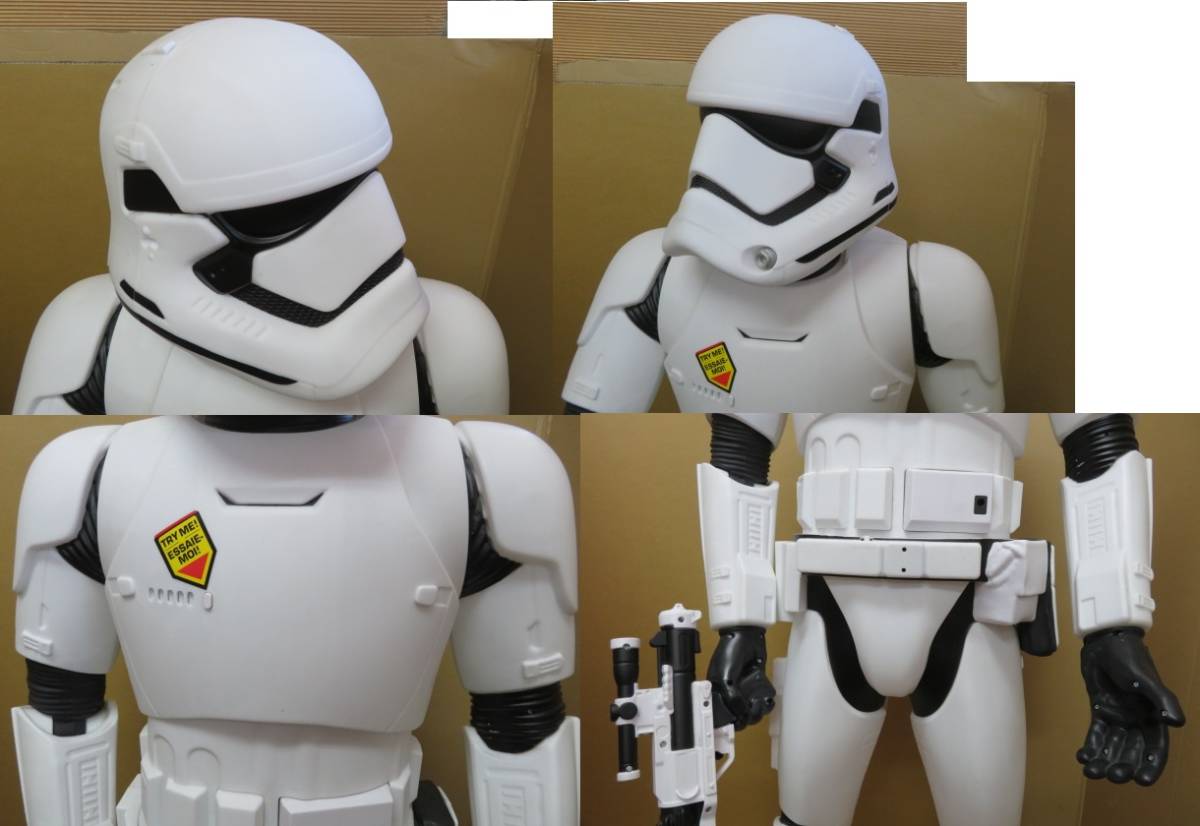 即決・全長約122cm! ストームトルーパー 話す大型フィギュア・STAR WARS/スター ウォーズ・特大・しゃべる喋るトーク人形置物センサーの画像6