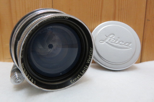 即決・Leica/ライカ・Summitar f=5cm　1:2・Ernst Leitz Wetzlar・ズミタール・検カメラレンズ