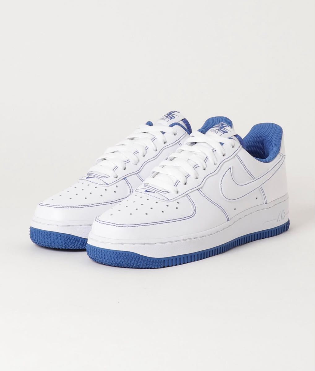 新品爆買い NIKE - 26ブルーステッチ NIKE エアフォース1の通販 by