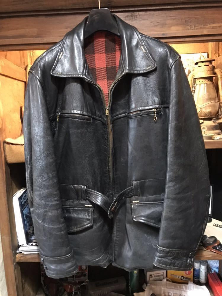 50s60s【カーコート】ビンテージ 希少品!パンナックル www