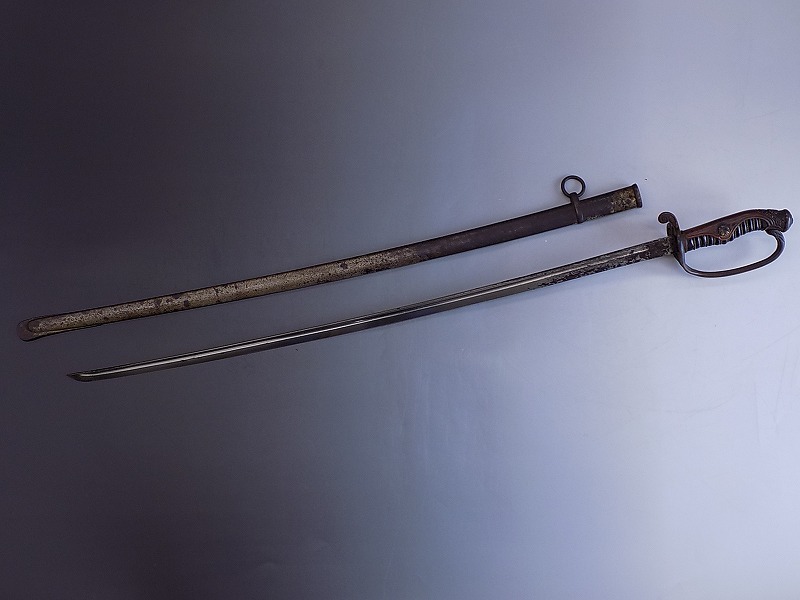 b966 当時物 時代物 大日本帝国 旧日本軍 指揮刀 サーベル 櫻文 儀礼刀