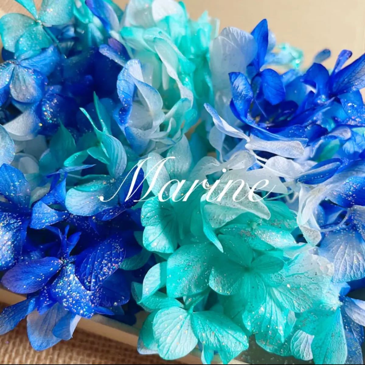 Paypayフリマ ソフトゆめ紫陽花 マリンブルー ラメ付き ハーバリウム花材 Paypayフリマ ソフトゆめ紫陽花 マリンブルー ラメ付き ハーバリウム花材