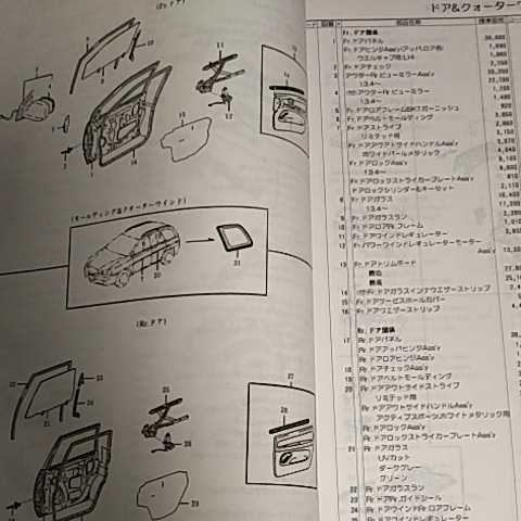 【パーツガイド】　トヨタ　ガイア　１０系　H10.5～　２００２年版 【絶版・希少】_画像3