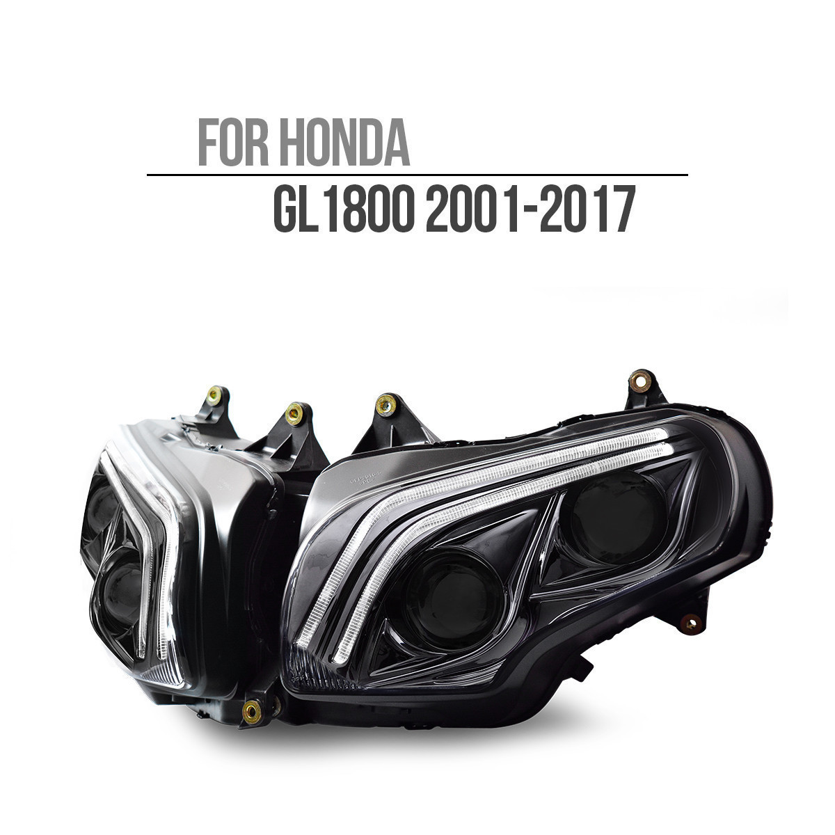 ゴールドウイング GL1800 01-17 LED プロジェクターヘッドライト