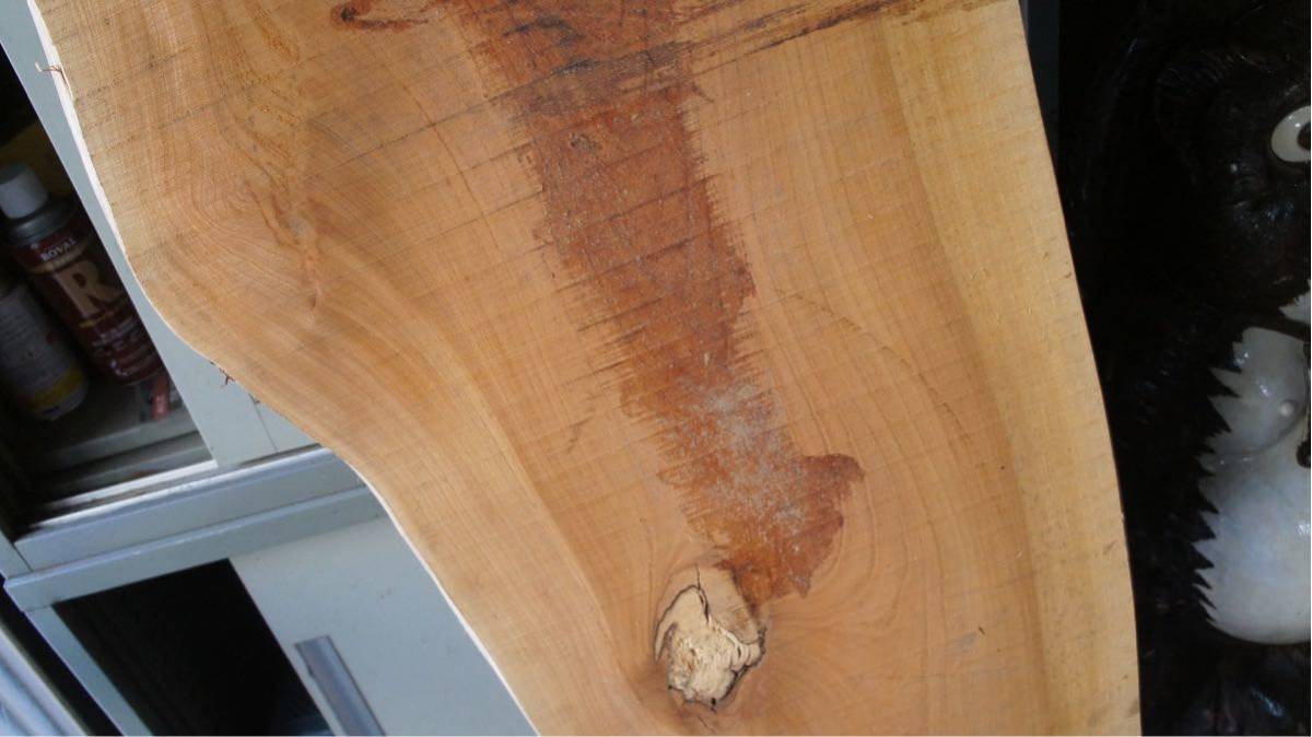 一品物 特大 一枚板 欅 槻 岐阜高山木材 材木 木製 リバーテーブル用OK 天板 11_画像4
