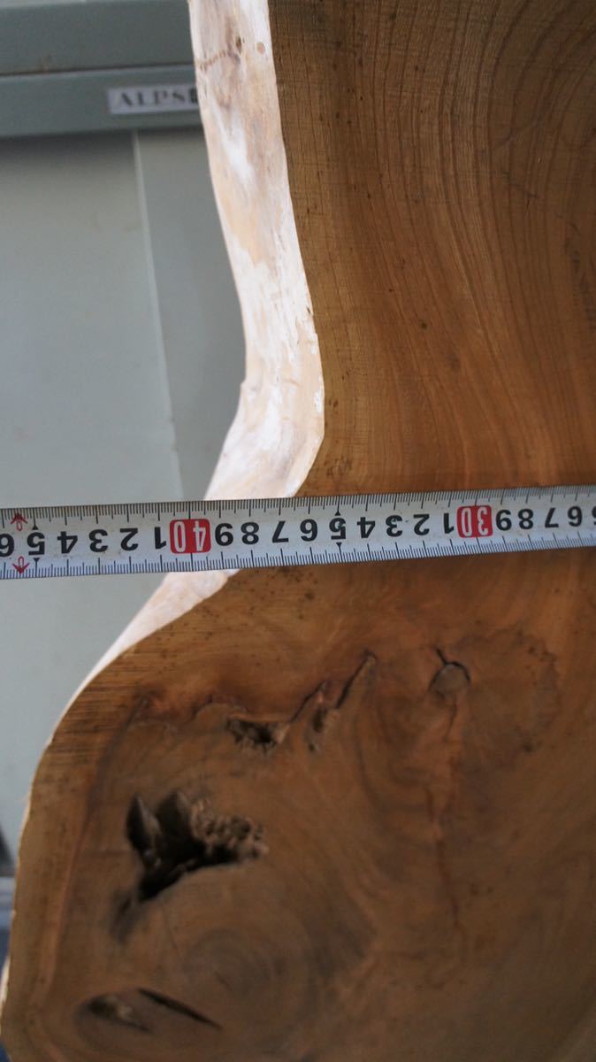 一品物 特大 一枚板 欅 槻 岐阜高山木材 材木 木製 リバーテーブル用OK ⑦_画像5
