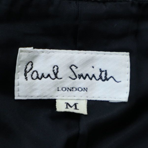 Paul Smith LONDON ポールスミス ロンドン 秋冬 ウール★ Pコート Sz.M　メンズ グレー 日本製 ビジネスにも　c612tb256_画像5