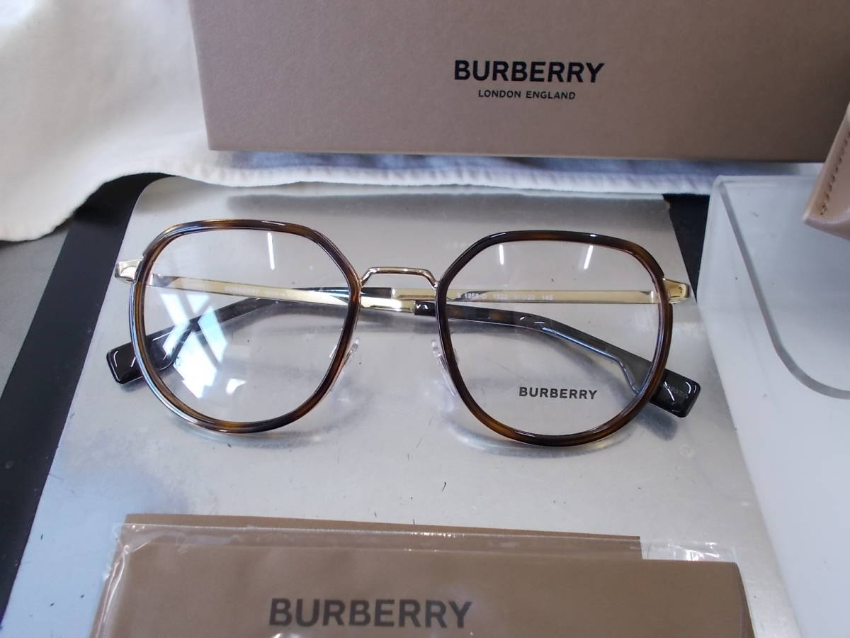 バーバリー BURBERRY お洒落な ボストン コンビ 眼鏡フレーム B1359D-1322 お洒落 リカルド ティッシ
