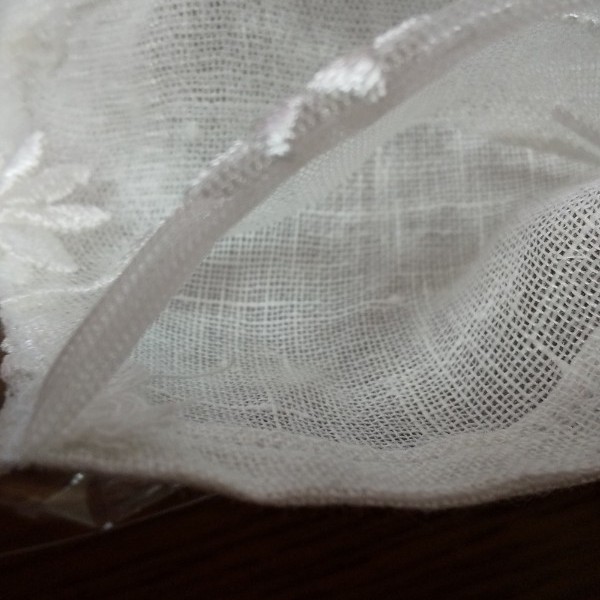 不織布マスクがそのまま使える マスクカバー チュールレース 花柄 刺繍レース 冷感
