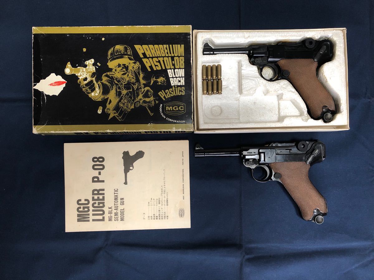 MGCルガーP08 2丁ABSブローバックモデルガン 中田商店 MGCルガーP08 2丁ABSブローバックモデルガン 中田商店