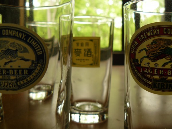 キリンラガービール 復刻ラベルグラス 6種 全セット/明治.大正.昭和初期～昭和43年/未使用_画像5