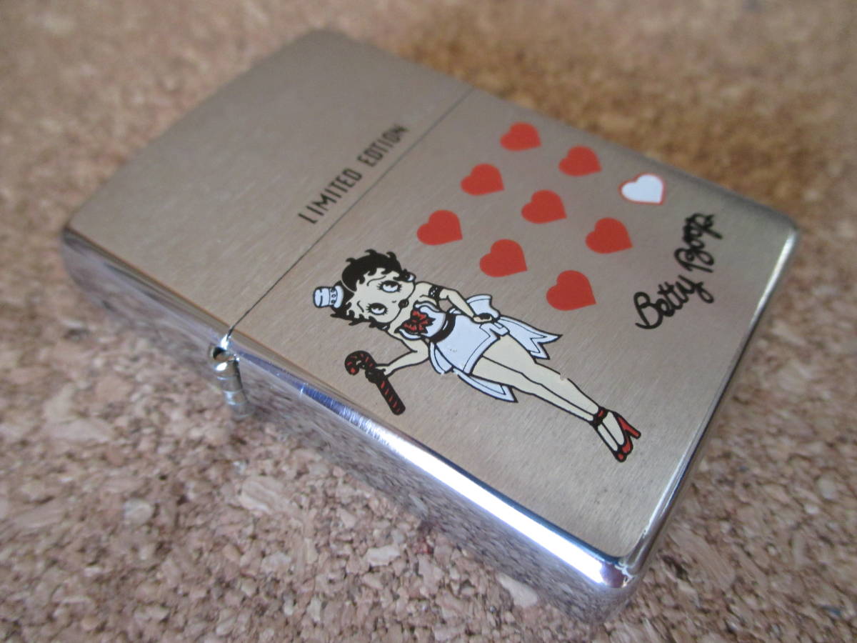 ョンに 希少 未使用 zippo BETTY boop ベティ 7uKI1-m51833934932 し