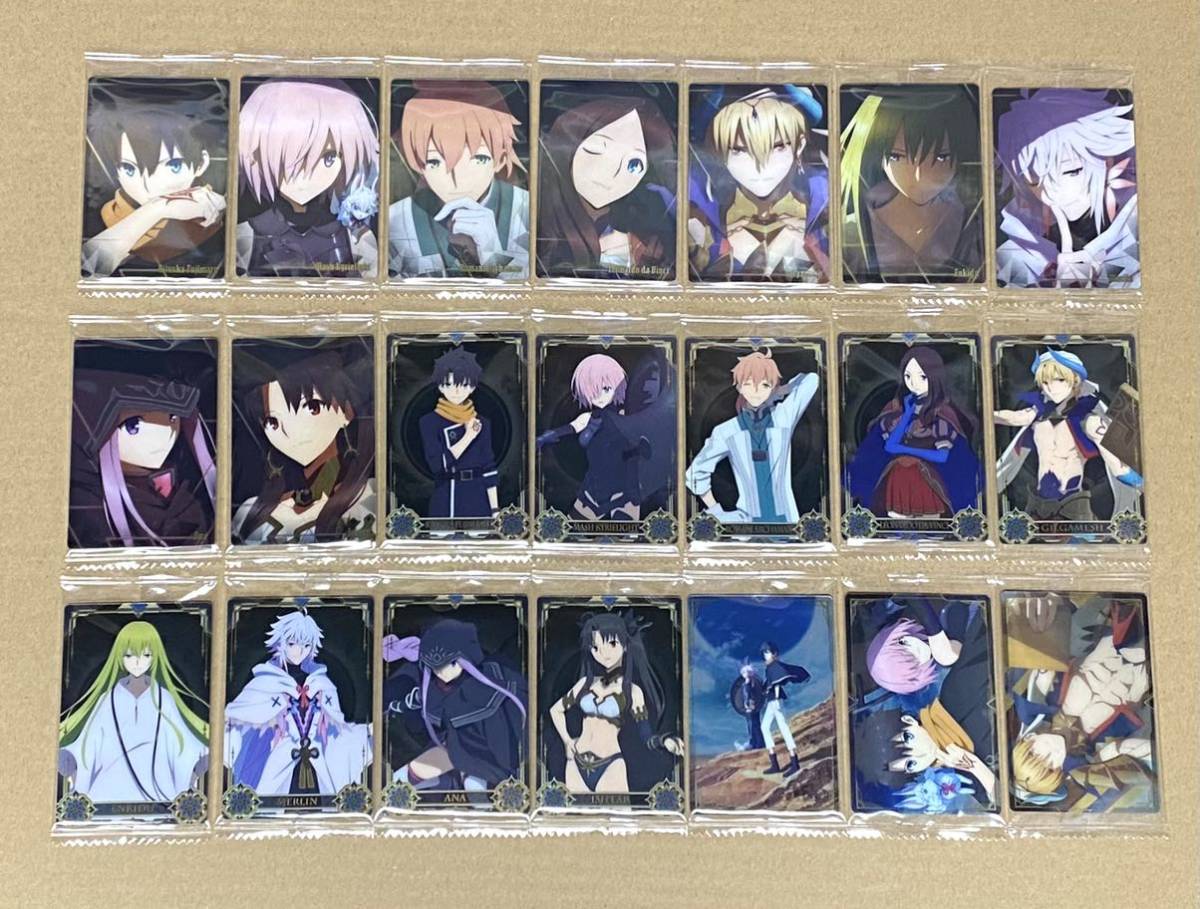 Fate/Grand Order 絶対魔獣戦線バビロニア ウエハース 全21種フルコンプ カードのみ FGO