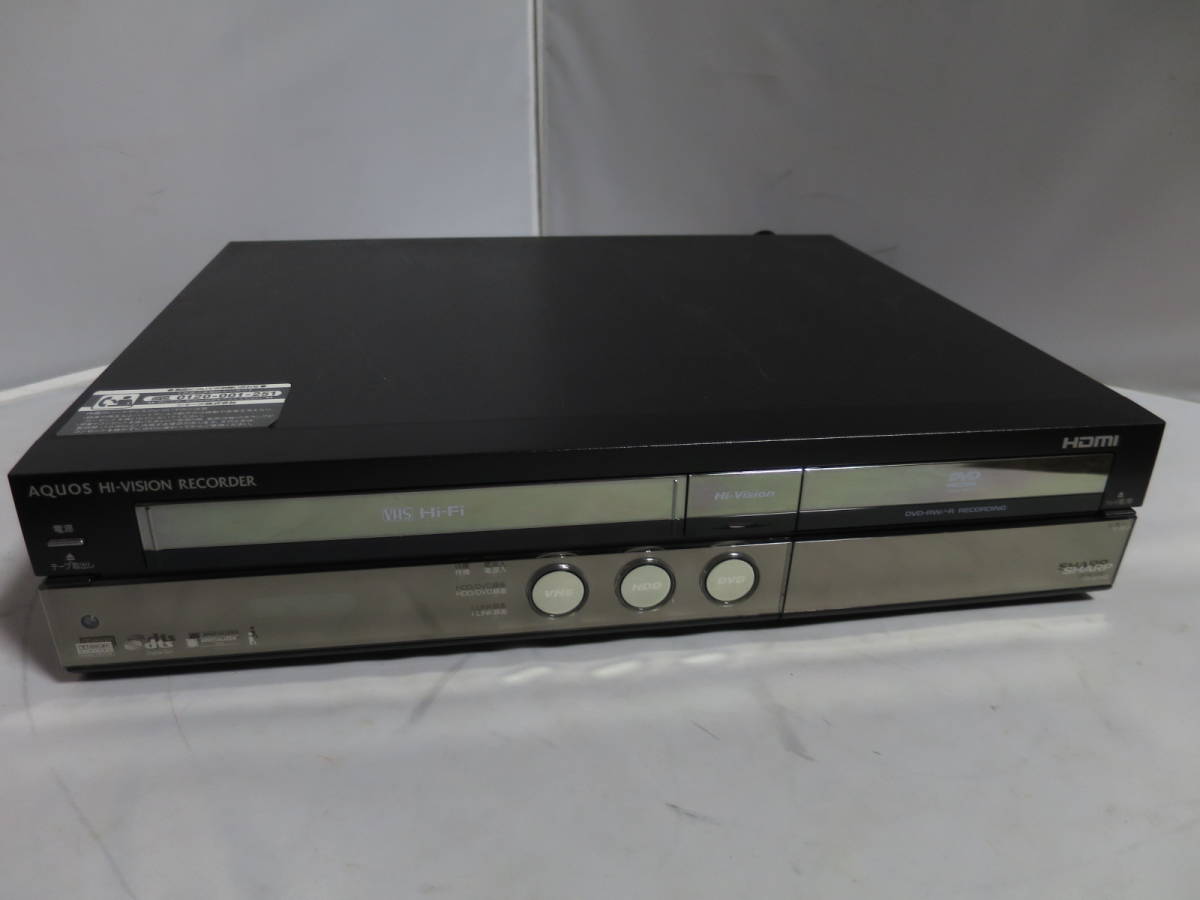 SHARP DV-ACV52 VHS/HDD/DVDレコーダー リモコン付き-