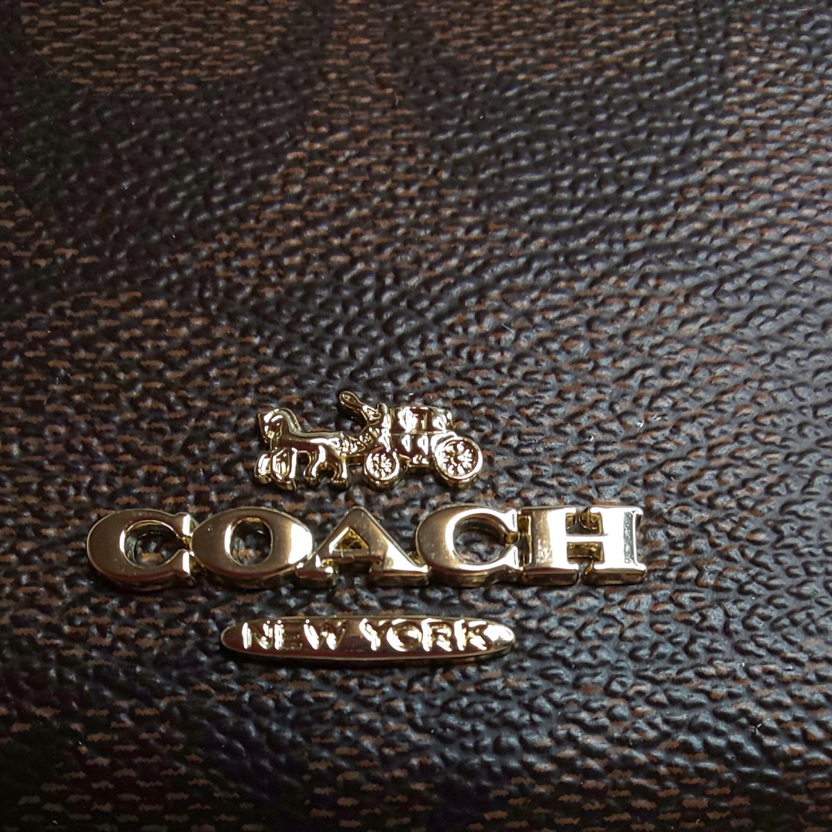 コーチ COACH 折り財布 レディース 財布 札入れ 小銭入れ シグネイチャーブラウン/ピンク かわいい財布 新品未使用