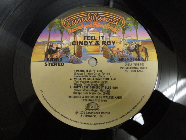 Cindy & Roy - Can You Feel It オリジナル原盤 US LP ファンキー DISCO サウンド 超グルーヴィ 視聴_画像4