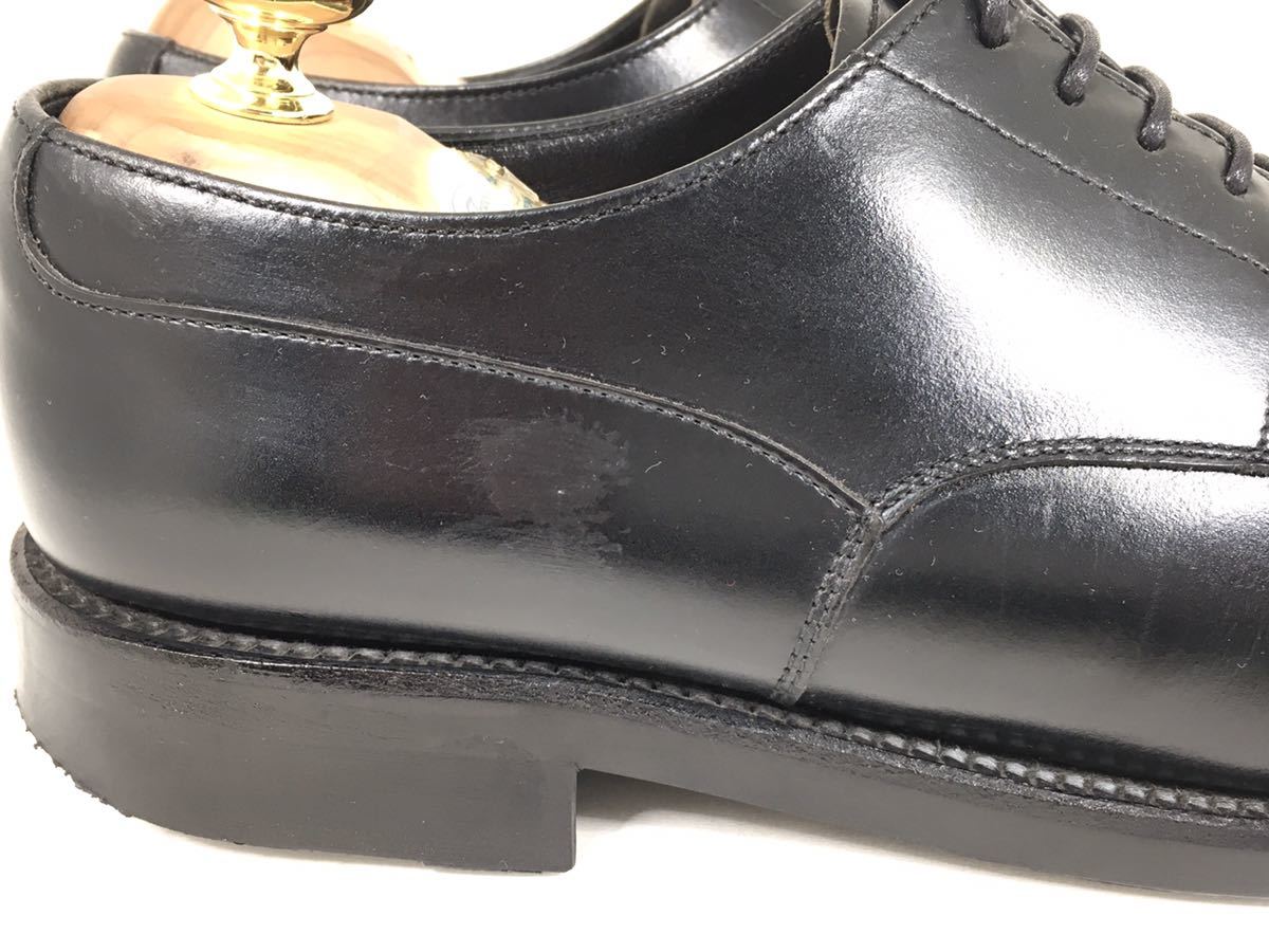 即決 送料込み REGAL リーガル 25.5cm メンズ Uチップ 外羽根式 W14B ブラック 黒 本革 革靴 通勤 ビジネスシューズ カジュアル  ダービー