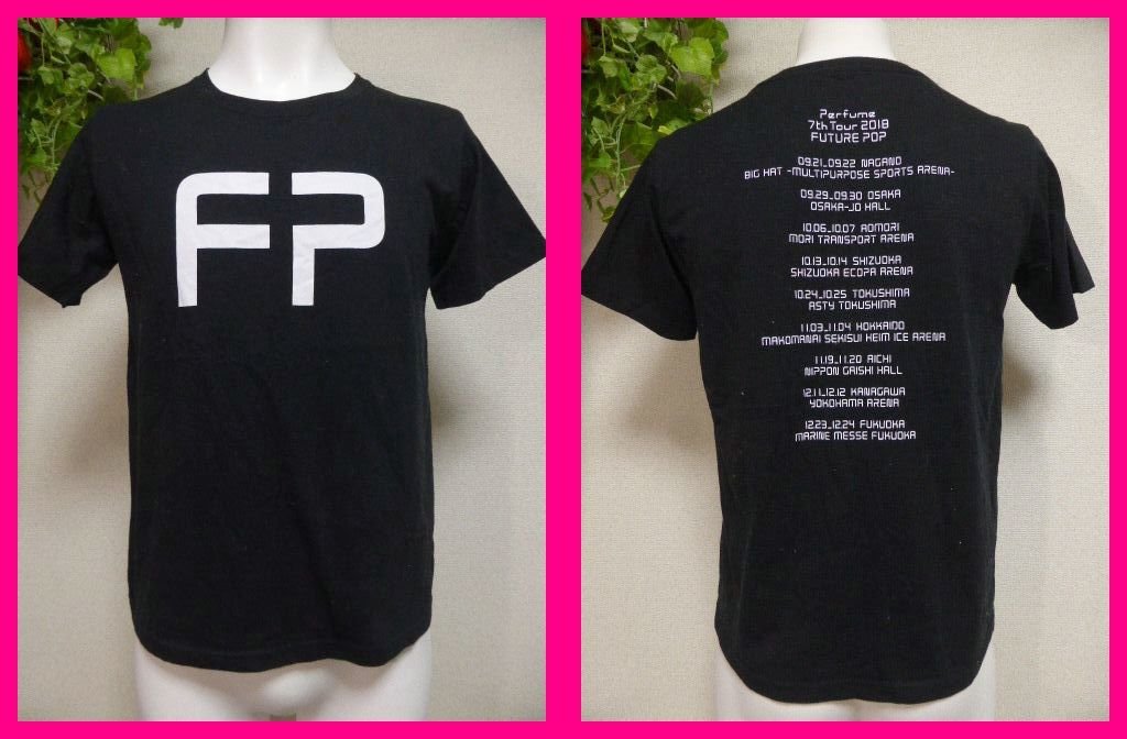 送料無料 Perfume・TシャツSS/S 黒 Perfume 7th Tour 2018 送料無料 Perfume・TシャツSS/S 黒 Perfume 7th Tour 2018