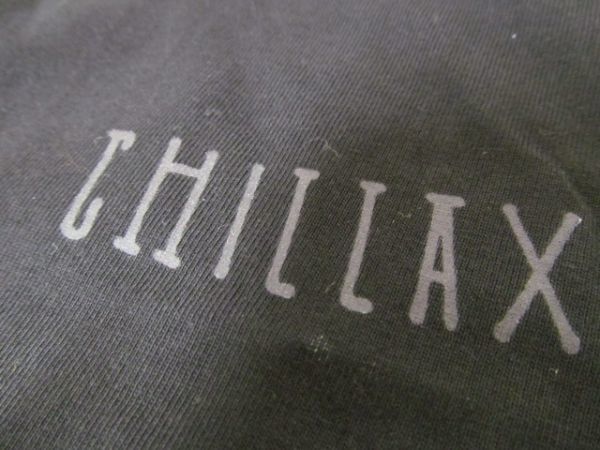 (40165)CHILLAX　チラックス　DV-TREE　Tシャツ　カットソー　半袖　ブラック　M　タグ付き_タグ付き未使用品