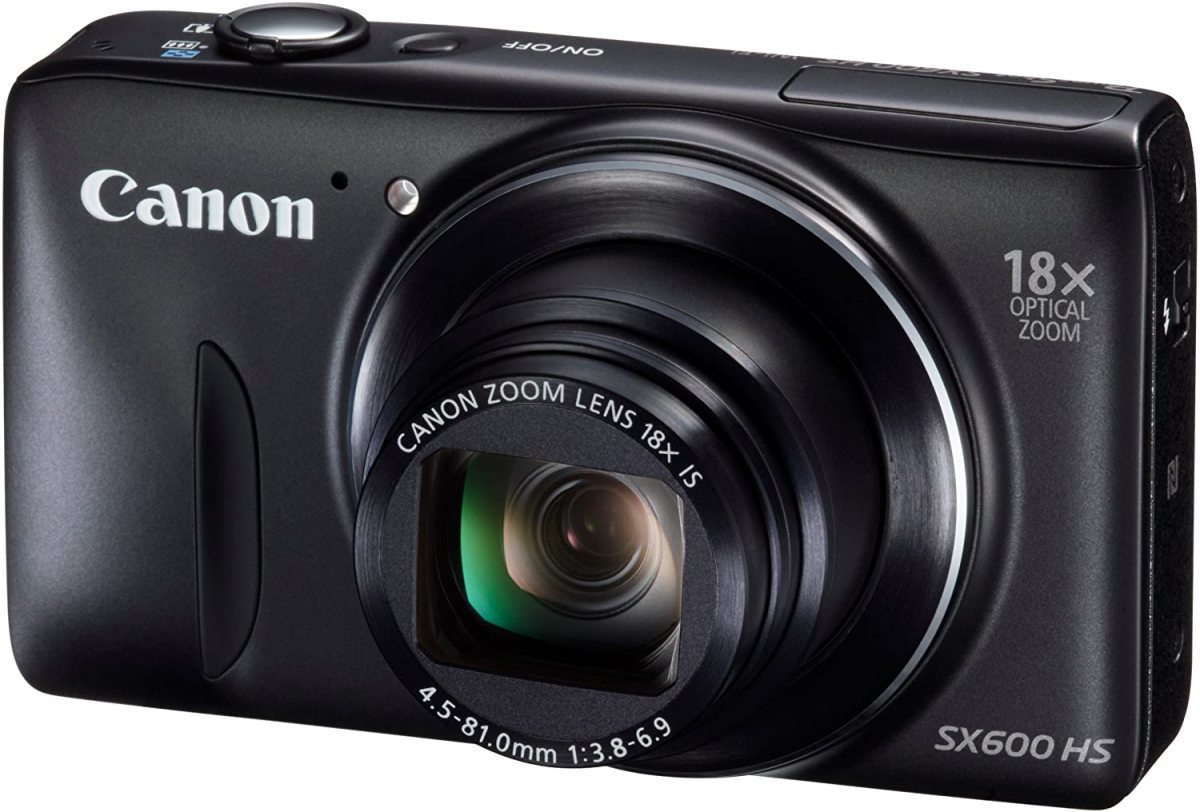 中古 美品 Canon Power Shot SX600 HSブラック コンデジ パワーショット デジカメ キャノン コンパクト デジタルカメラ_画像1